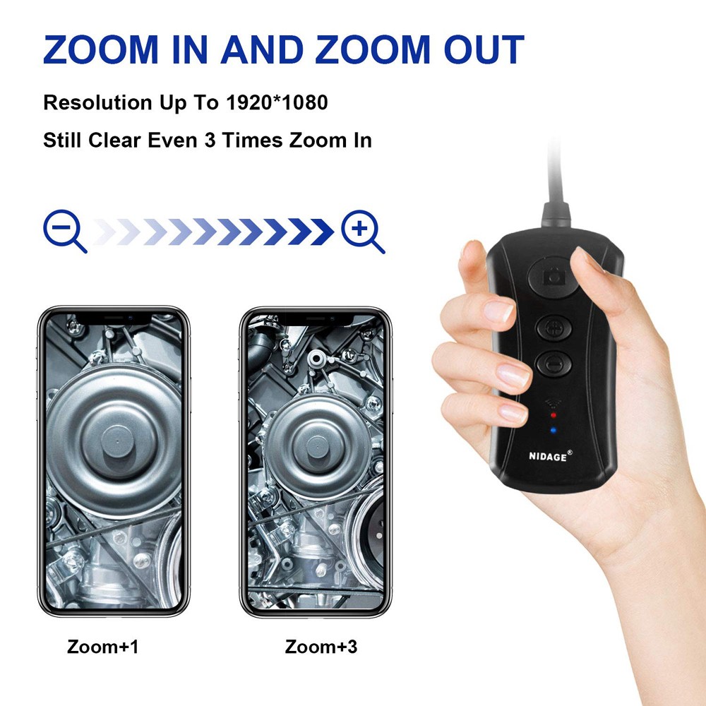 wifi endoskopicka kamera s zoom