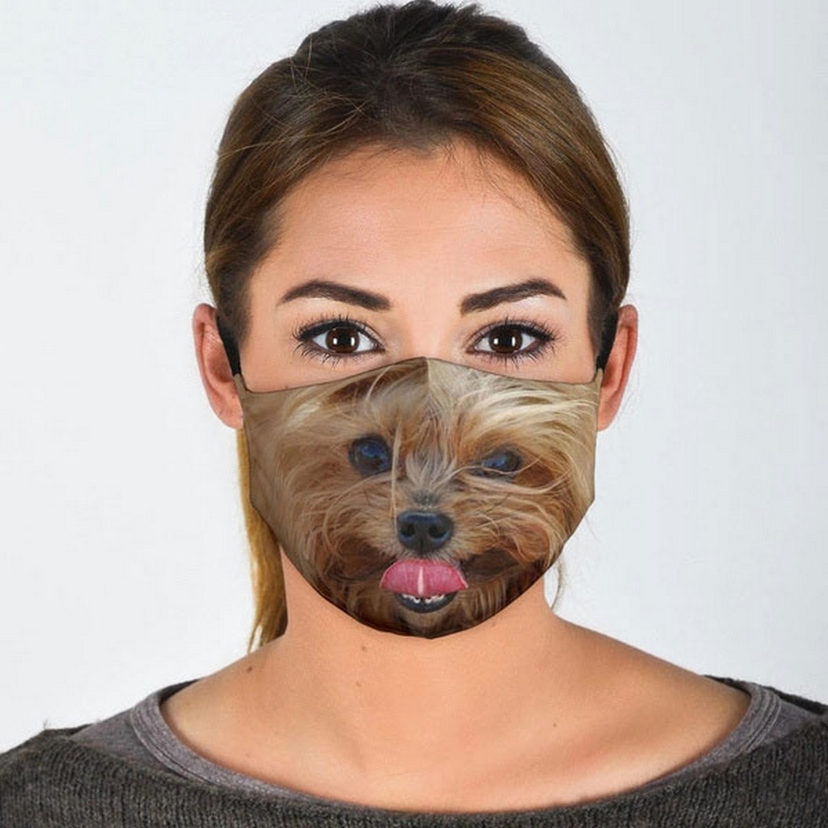 yorkshire terrier rúško na tvár