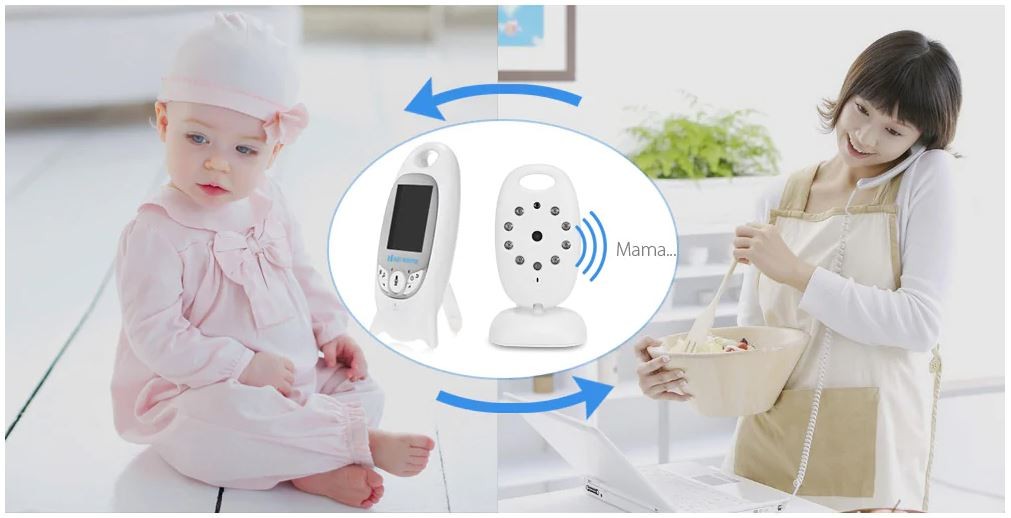 kamera s monitorom pre sledovanie dieťaťa