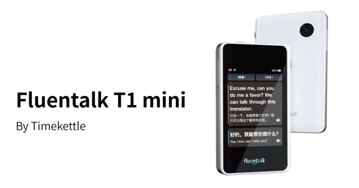 Fluentalk T1 mini Timekettle - prenosný cestovný prekladač