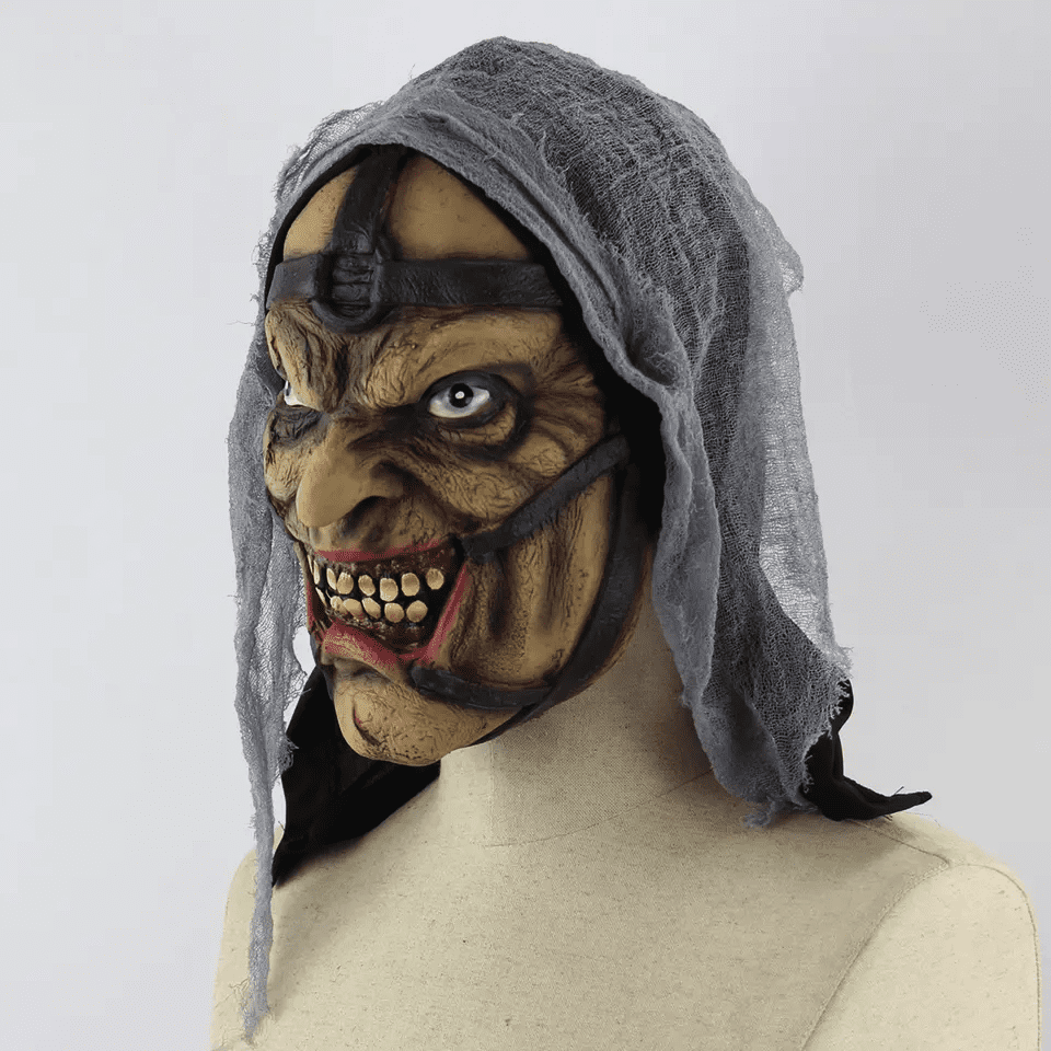 Strašidelná hororová maska na karneval