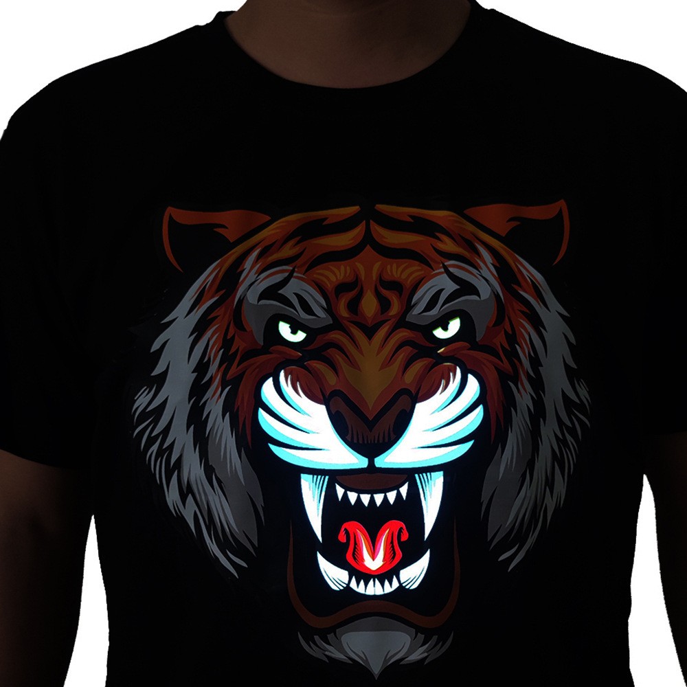 tričko tiger led svietiace