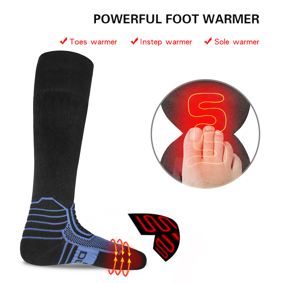 ponožky s elektrickým vyhrievaním
