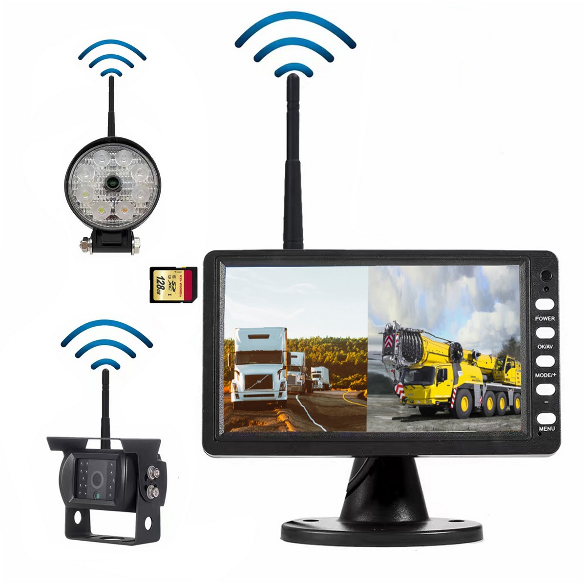 wifi kamera s IR led pre pracovny kamerovy set