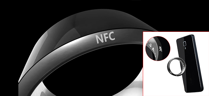 NFC modul inteligentný prsten