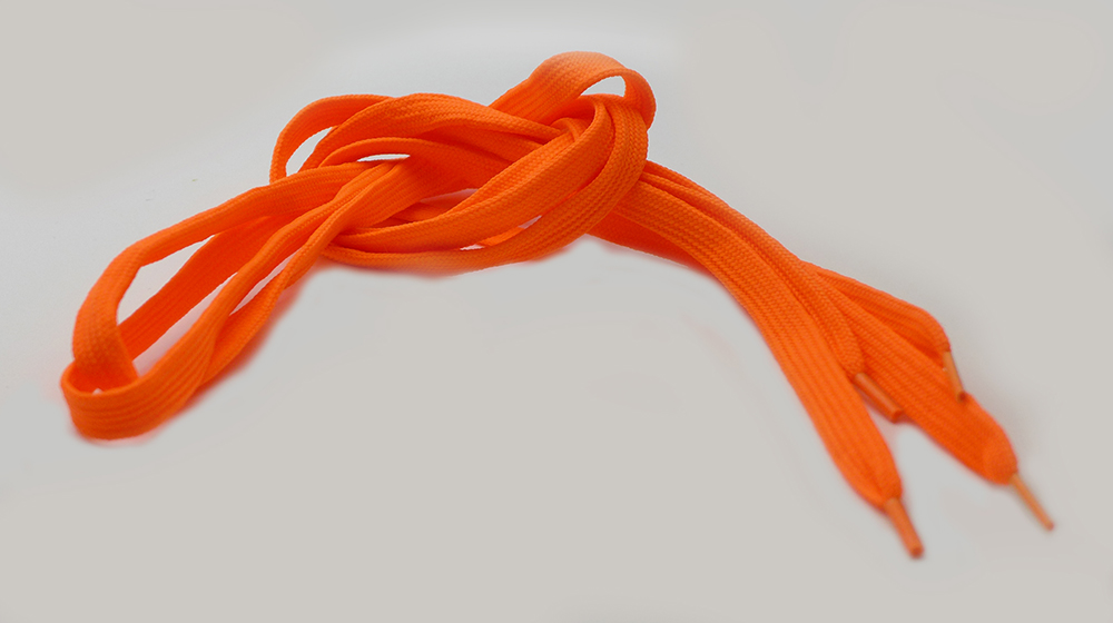 neónové šnúrky oranžové