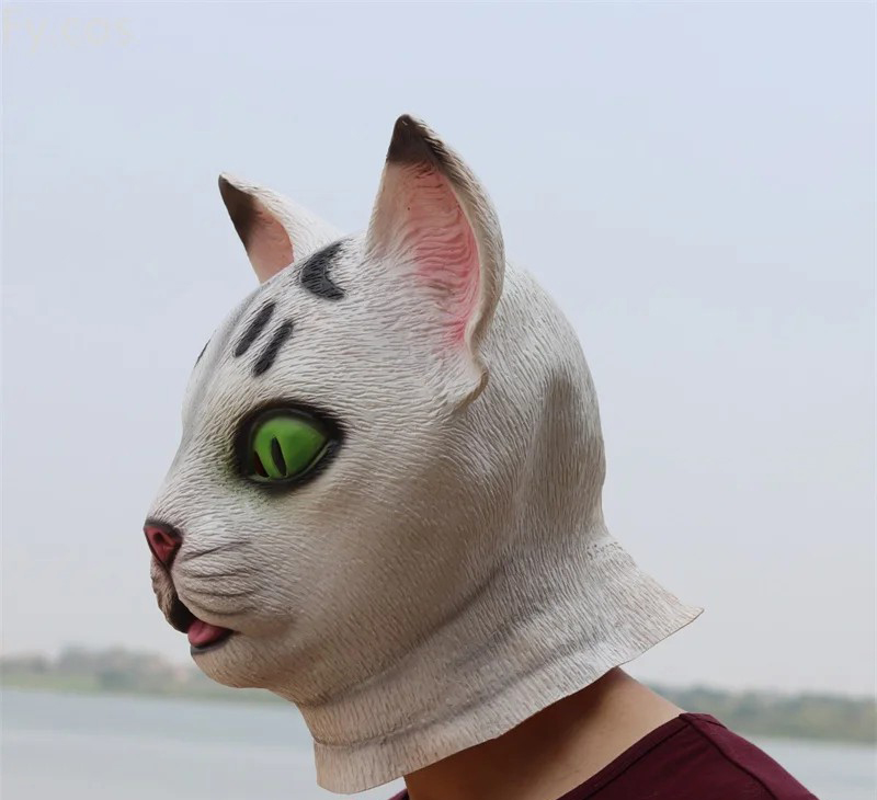 mačka silikónová maska na tvár