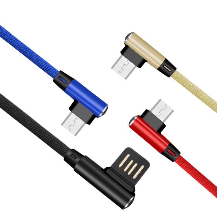 micro USB kabel s 90 dizajnom