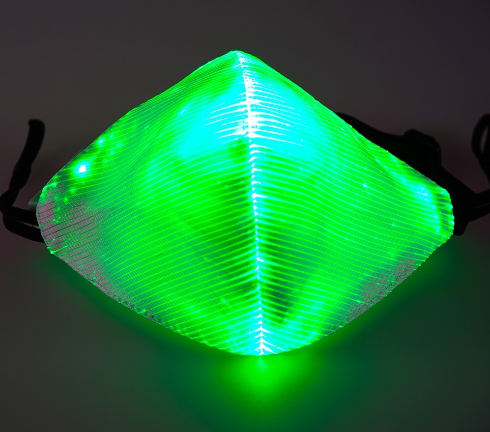 LED maska zelena