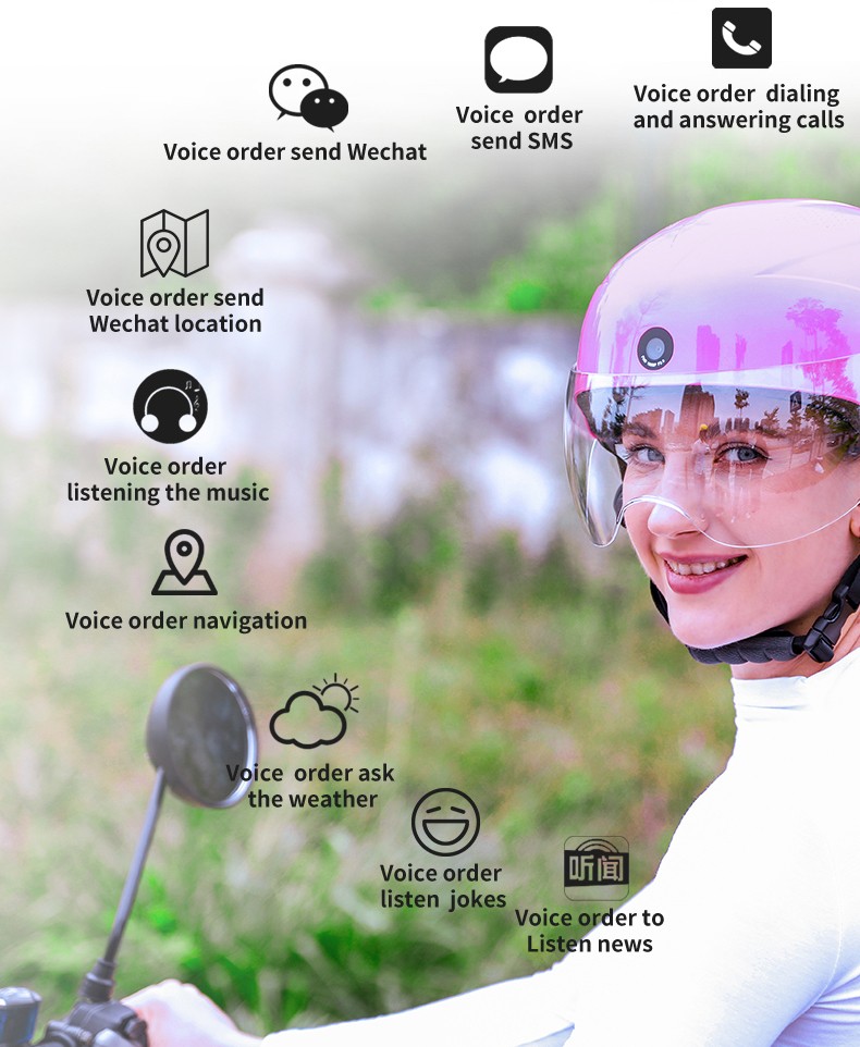 smart prilba na bicykel AI hlasový asistent