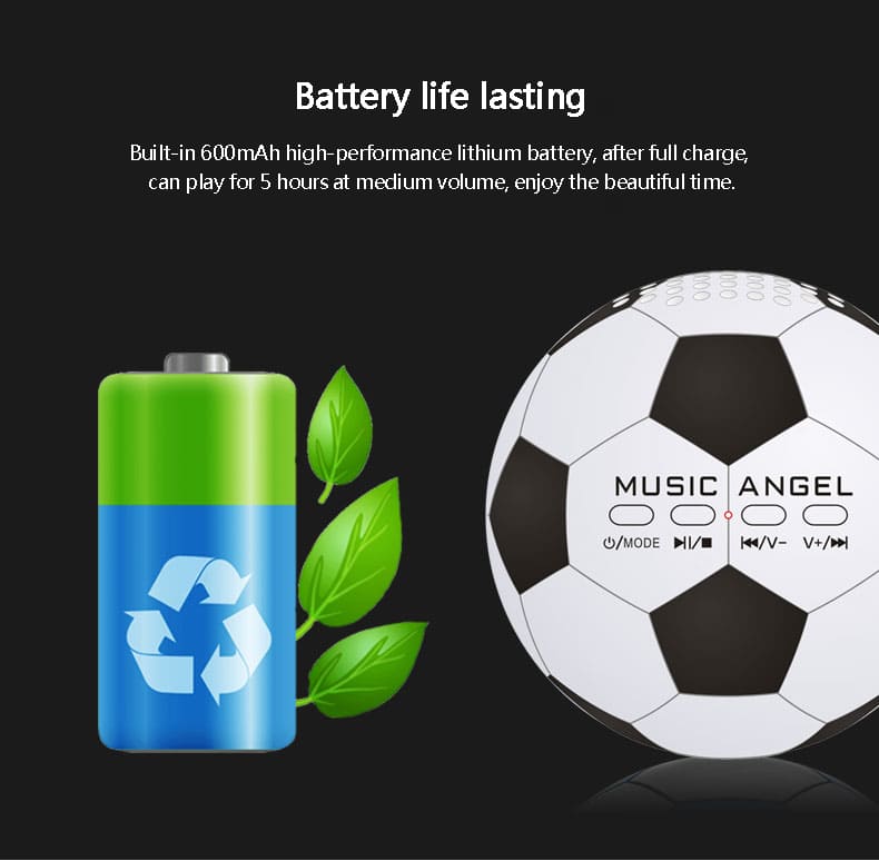 reproduktor futbalová lopta bluetooth na smartphone