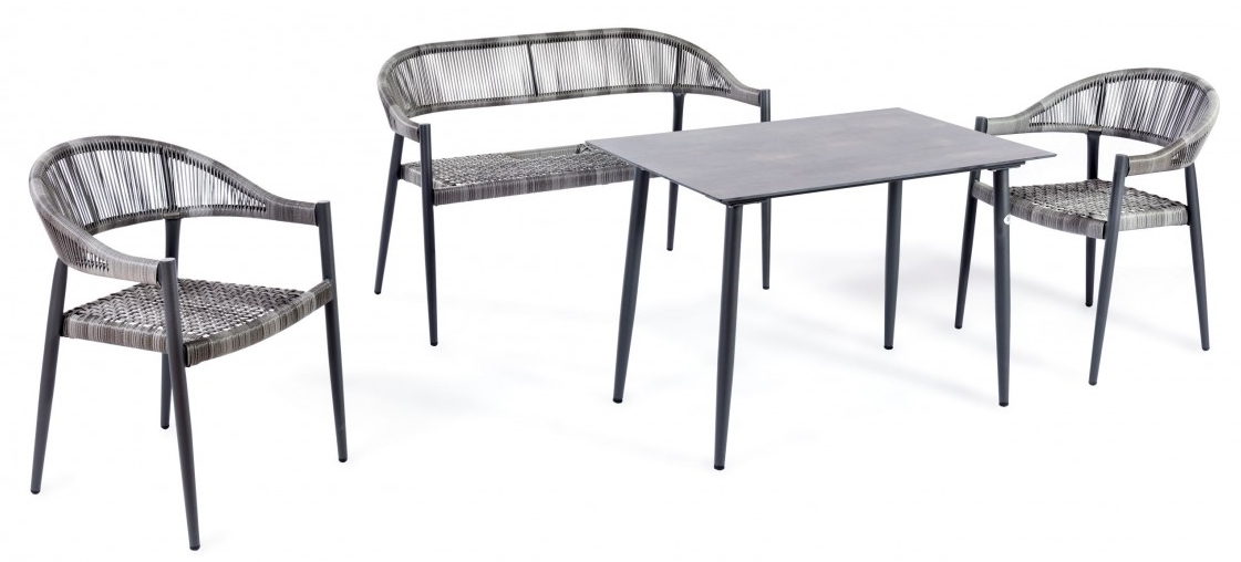 ratanový set na sedenie minimalisticky elegantny moderny