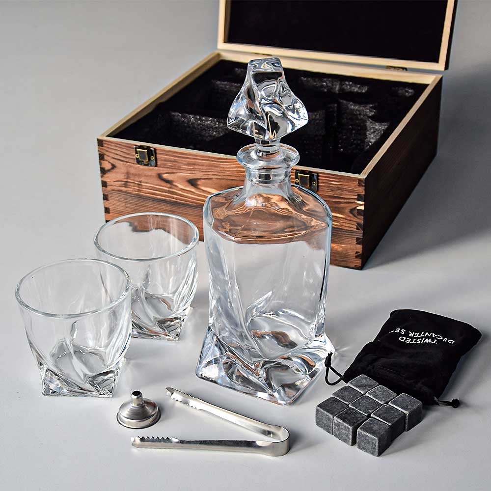 karafa na whisky + poháre luxusny set