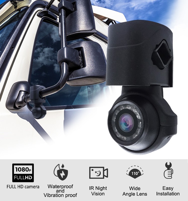 indoor a outdoor kamera s 12 IR LED nočným videním + IP69K + f3,6mm objektív