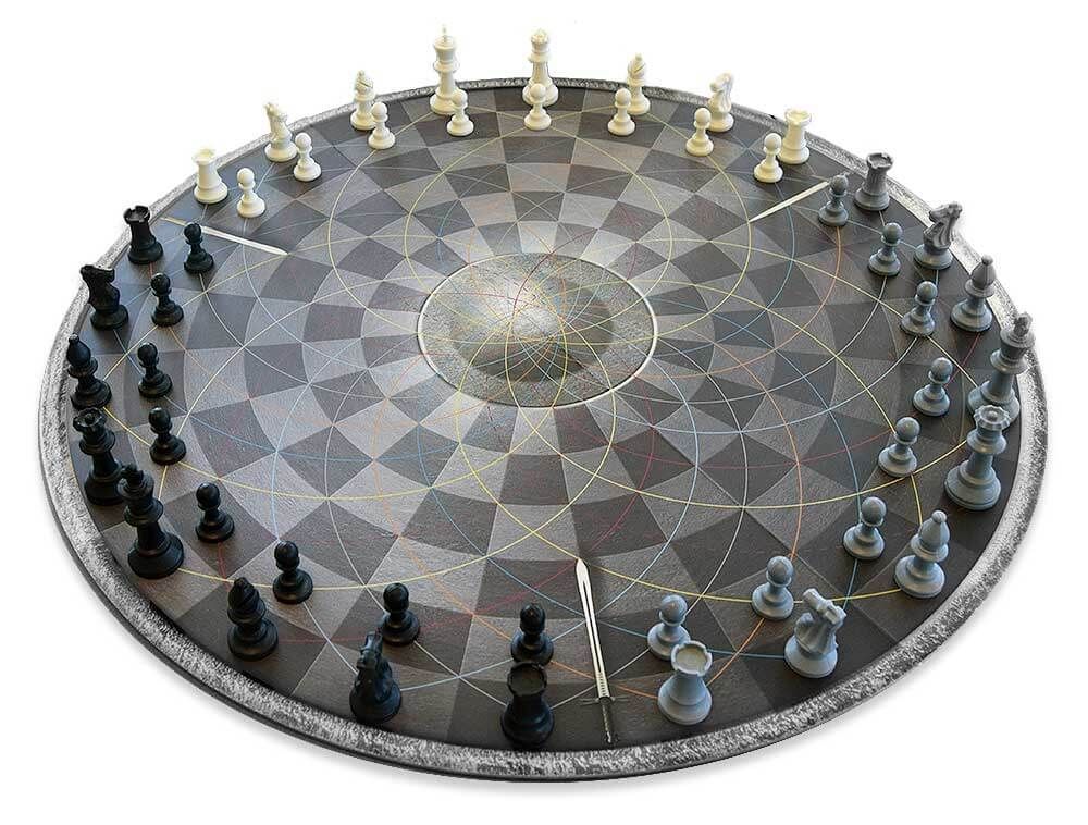 Šachy pre 3 hráčov kruhové