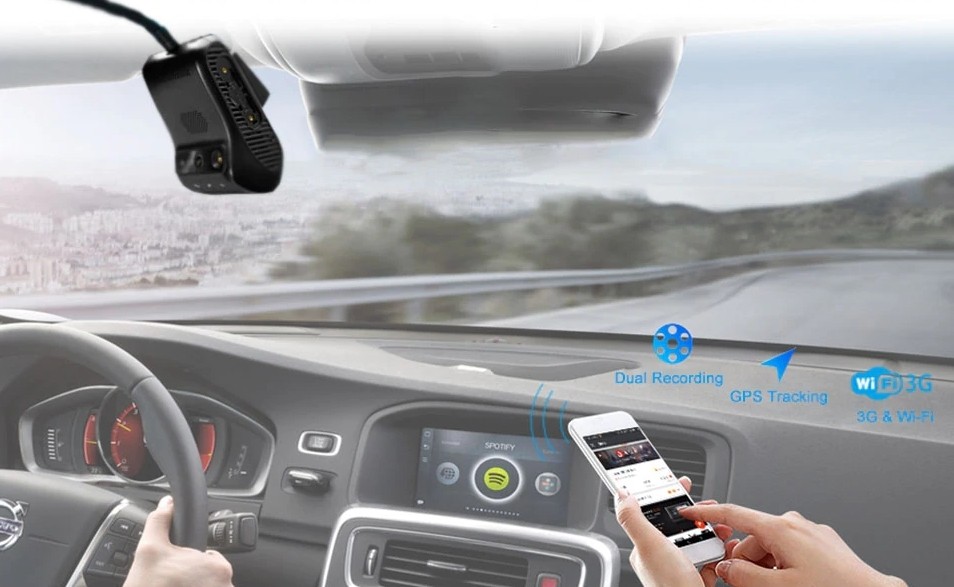 3G vysokorýchlostný prenos dát kamera do auta