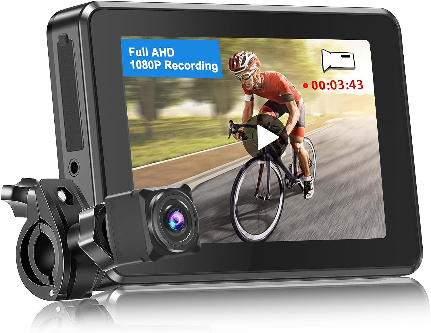 kamera na motorku a bicykel s nahrávaním