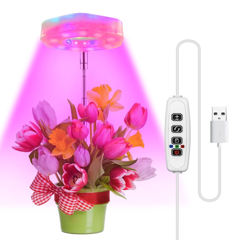 RGB lampa pre rast rastlín 