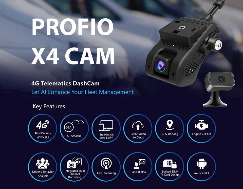 Cloud Kamery do auta Profio X4