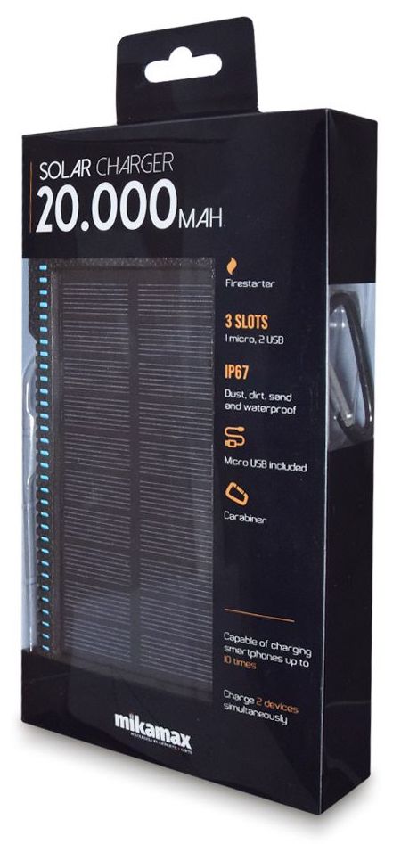solárna nabíjačka na mobil 20000 mah