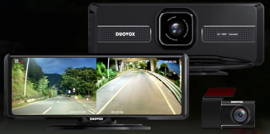 kamera do auta (autokamera) s najlepším nočným videním - duovox v9
