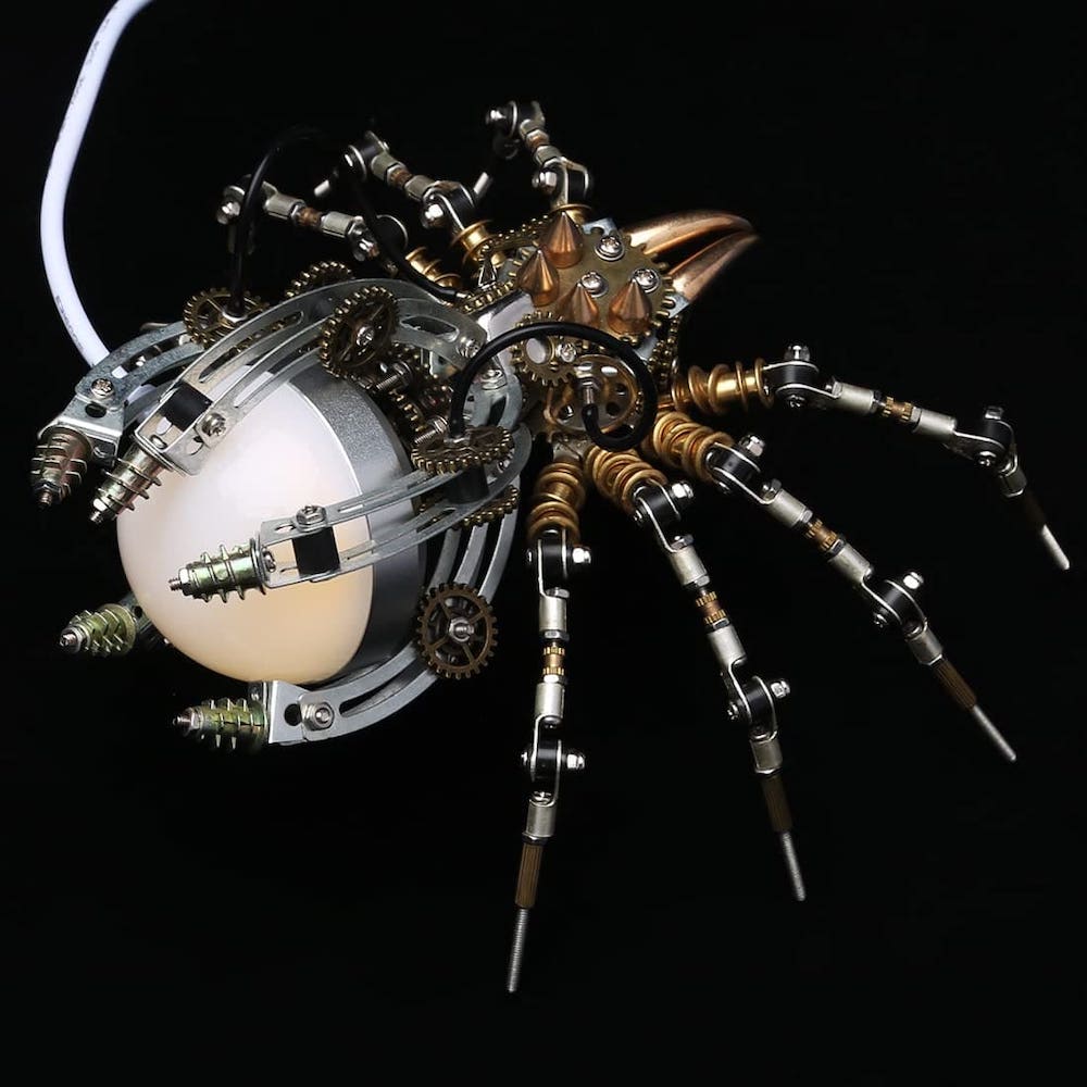 3D skladačka pavúk z kovu puzzle