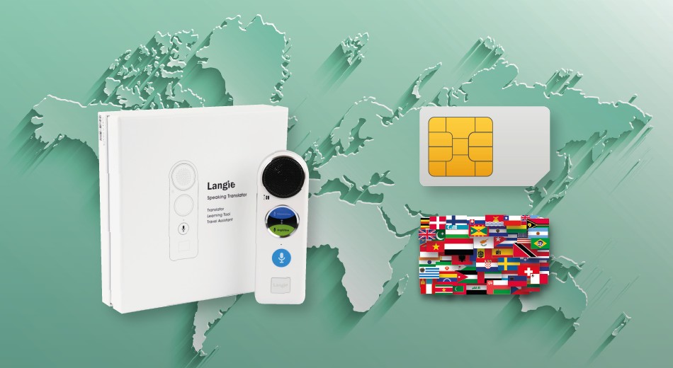 LANGIE 3G SIM podpora 160 krajín