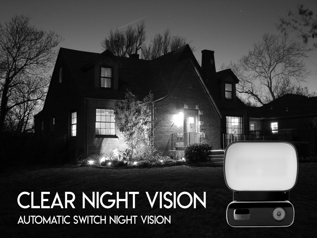 kamera s reflektorom a nočným videním