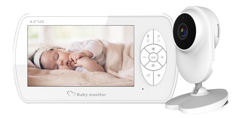 elektronicka pestunka video baby monitor