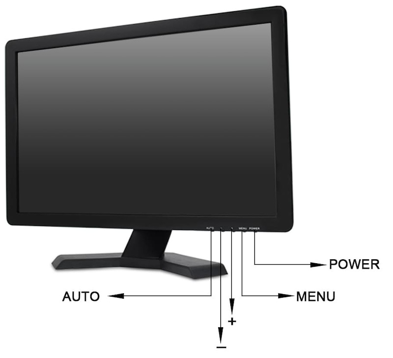 Kvalitný značkový 19 palcový Active Matrix TFT LCD monitor
