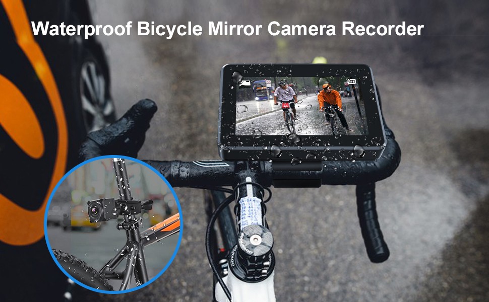 vodeodolná kamera na bicykel IP68