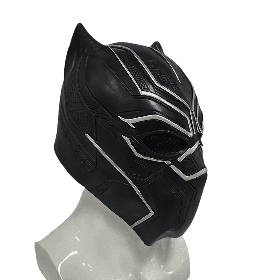 Black Panther čierna maska na karneval