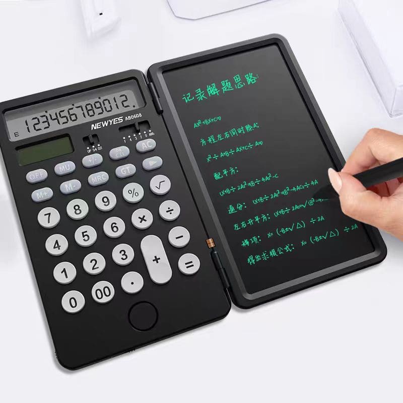 Kalkulačka s LCD panelom ako zápisník