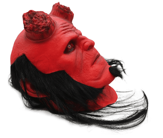 Čert maska na tvár karneval halloween