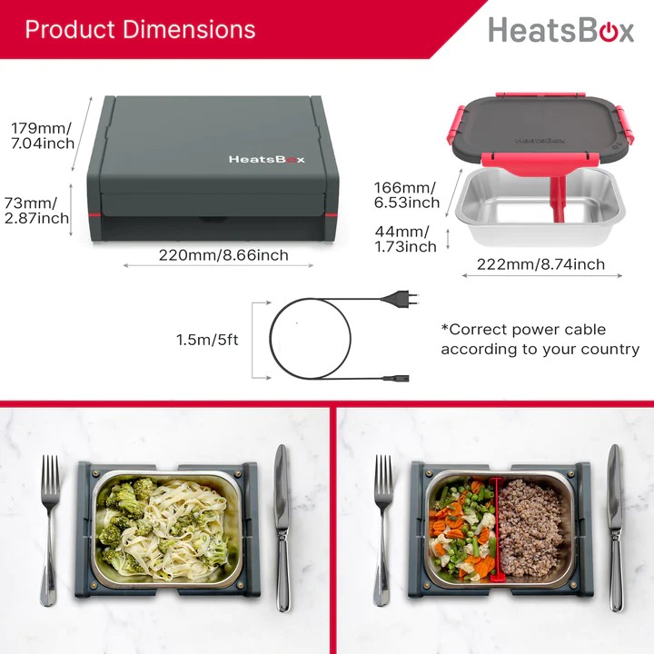 obedový box na jedlo elektricky vyhrievany na jedlo heatsbox pro