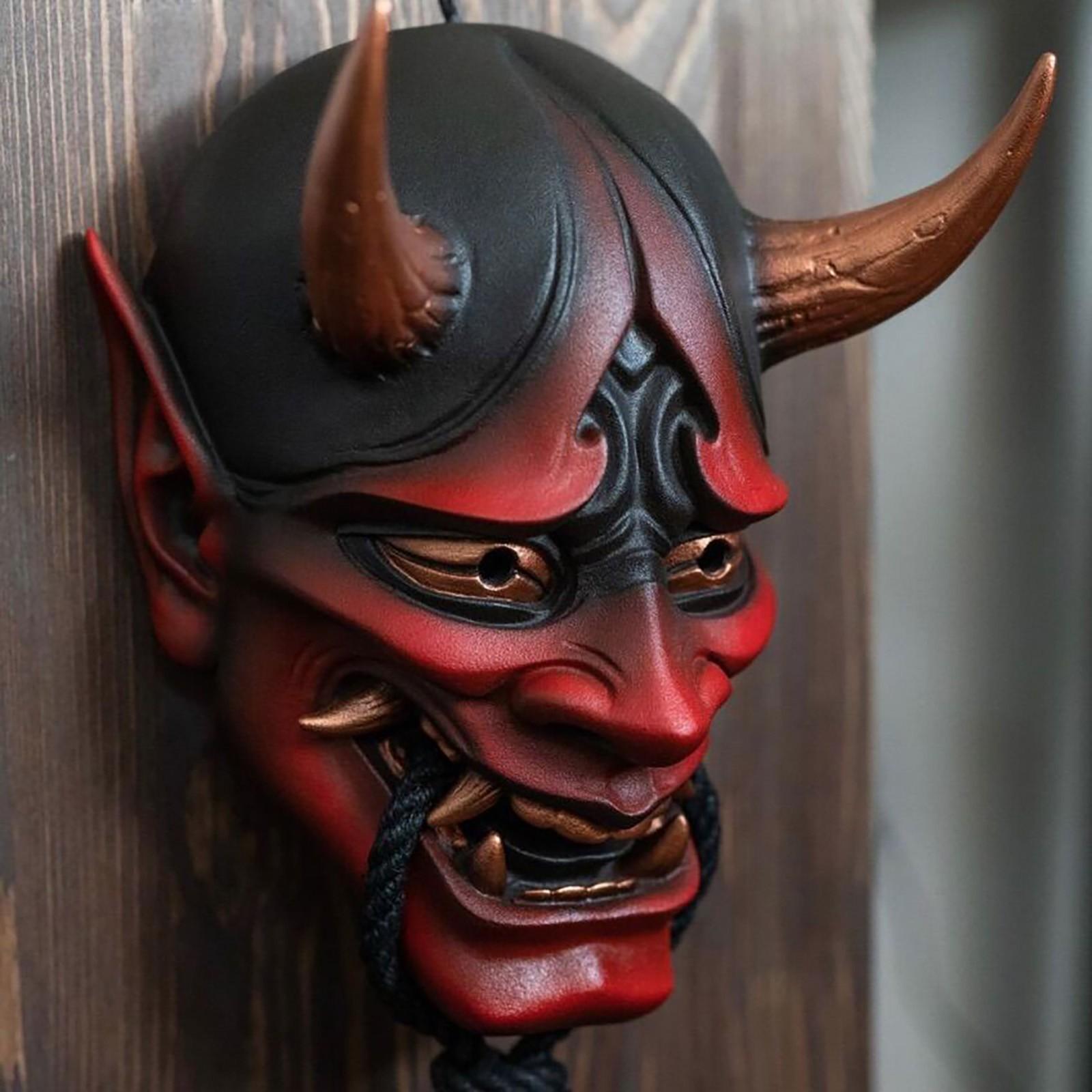japonsky demon maska na tvar karneval
