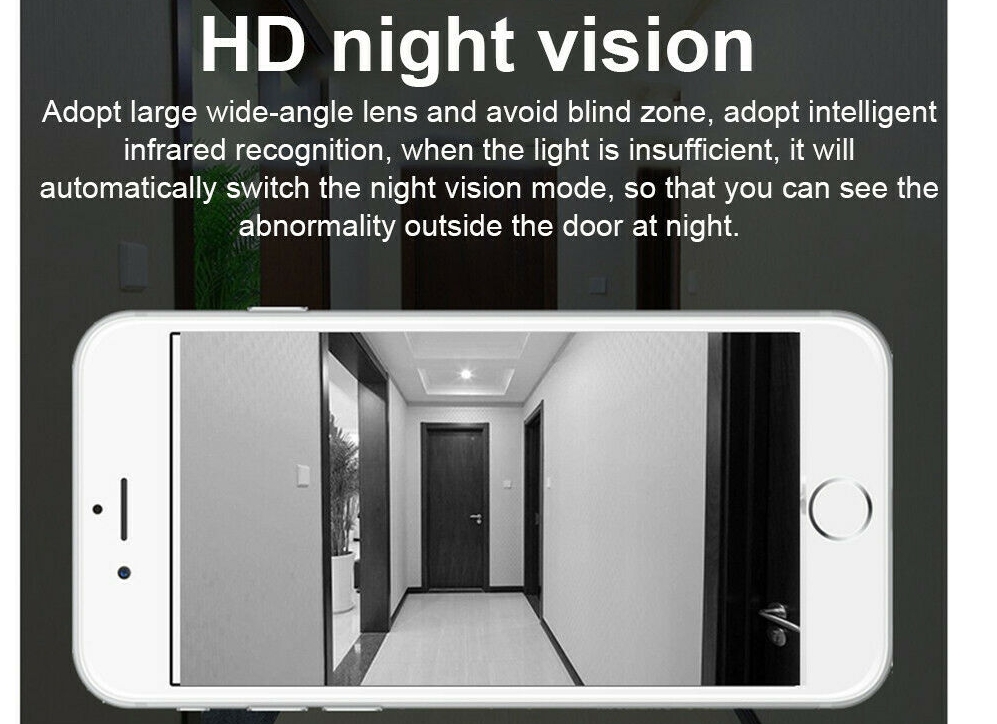 IR nocne videnie video zvoncek bezdrotovy