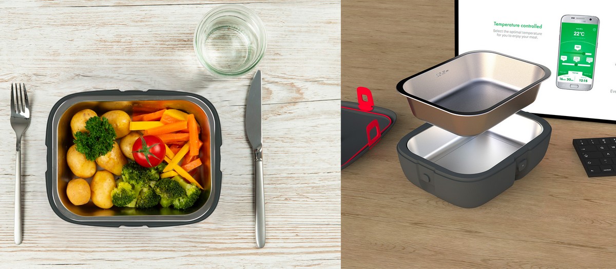 Termo box výhrevný na jedlo s pripojením cez bluetooth na mobil
