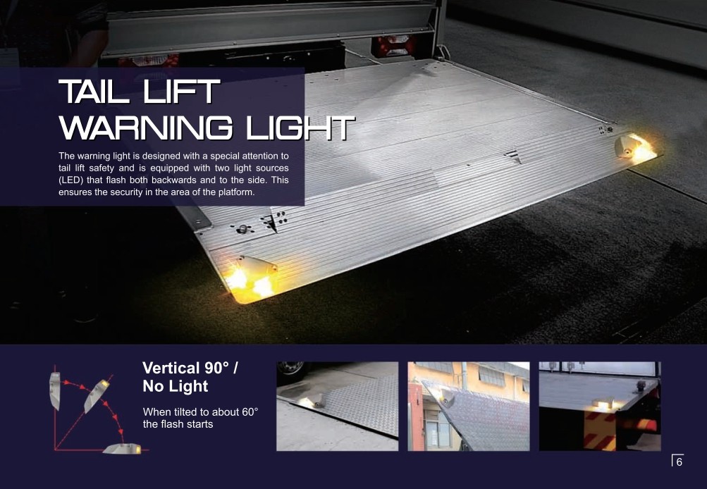 LED signalizačné výstražné svetlo rohové na auto plošinu - dodávka, kamion