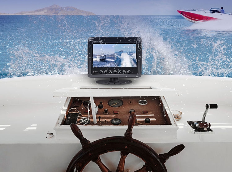 monitor na jachtu či lod vodotesný