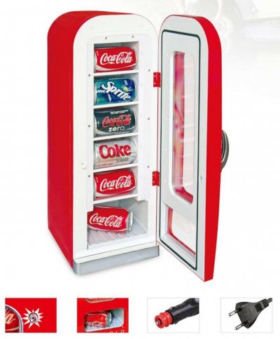 Chladnička v štýle predajného automatu